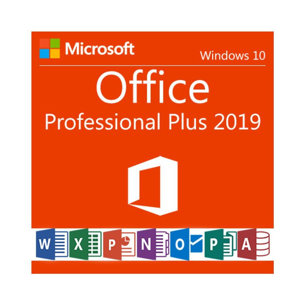 Microsoft Office 2019 Professional Plus, 32/64 bit, RETAIL DVD BOX ...