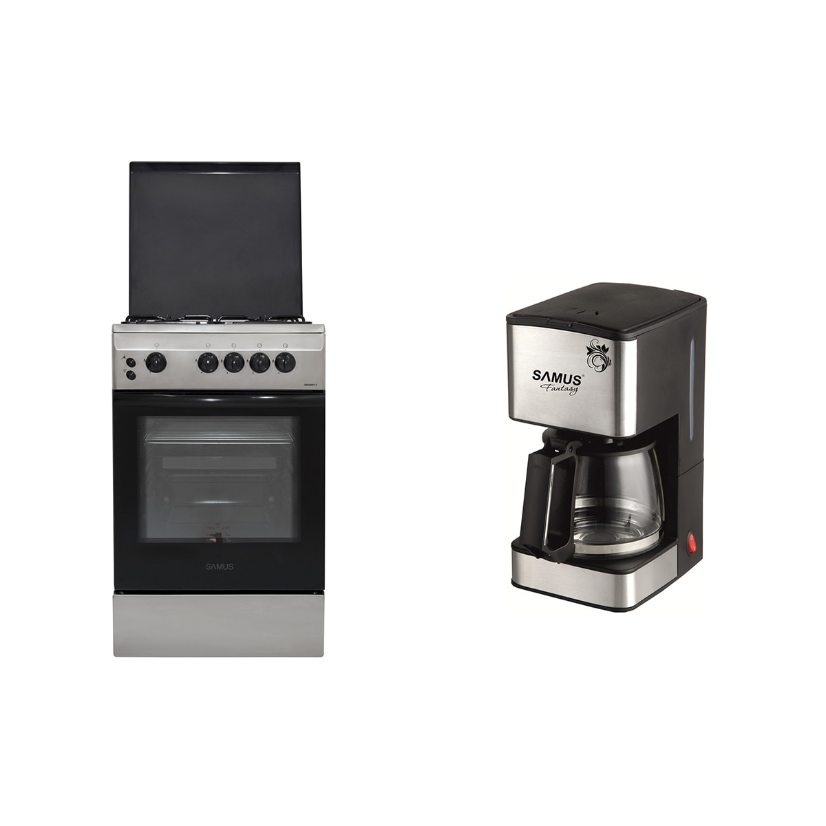 Pachet Aragaz Samus SM550BPLS + Cafetiera Samus Fantasy