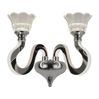 Aplica, RegenBogen, 2 Surse de lumina, Metal, LED, 20W, Argintiu Aplica, RegenBogen, 2 Surse de lumina, Metal, LED, 20W, Argintiu