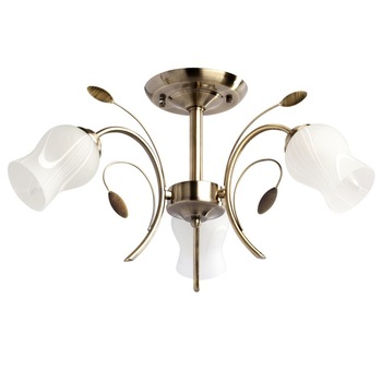 Lustra, MW-Light, Flora, 256018103, Sticla/Metal, Maro Lustra, MW-Light, Flora, 256018103, Sticla/Metal, Maro