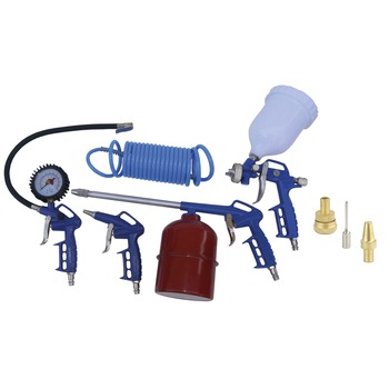 Set aer comprimat, pistol pneumatic, vopsit 8 piese ADLER AD-27Z Set aer comprimat, pistol pneumatic, vopsit 8 piese ADLER AD-27Z