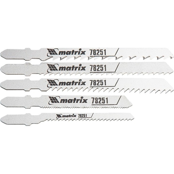 Комплект ножове за прободен трион MTX, универсален, 5 бр.