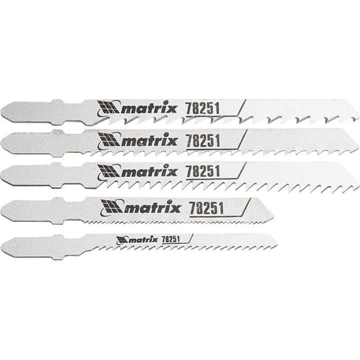 Комплект ножове за прободен трион MTX, универсален, 5 бр.