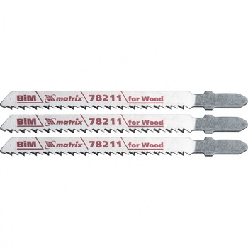 Panza pentru fierastrau de gaurit lemn, 3 buc, T101BF, 75 х 2,5 mm, Bimetal, MTX PROFESSIONAL Panza pentru fierastrau de gaurit lemn, 3 buc, T101BF, 75 х 2,5 mm, Bimetal, MTX PROFESSIONAL