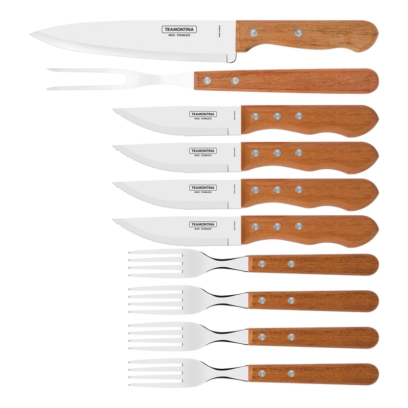 Set 10 piese pentru gratar, Tramontina