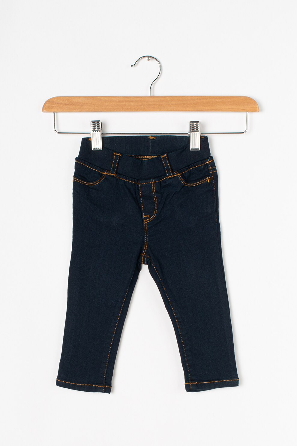GAP, Jeggings cu cusaturi contrastante, Bleumarin inchis