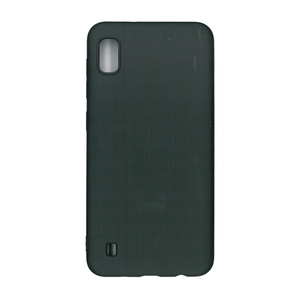 Husa Liquid din silicon mat pentru Samsung Galaxy A10, negru