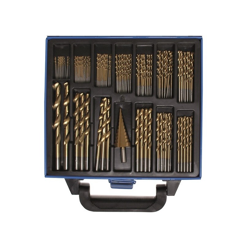 Trusa cu burghie din titan 119 piese