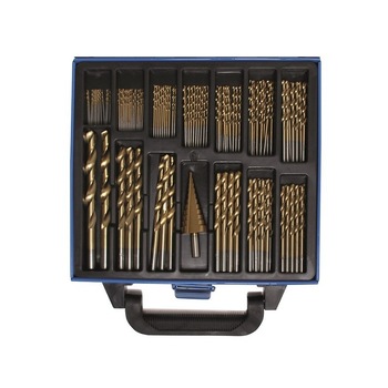 Trusa cu burghie din titan 119 piese Trusa cu burghie din titan 119 piese