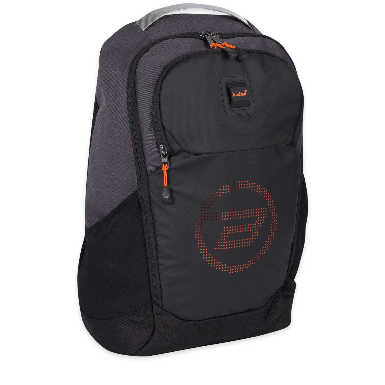 Rucsac Budmil, oval Ulric 002, gri, 32 x 48 x 16 cm