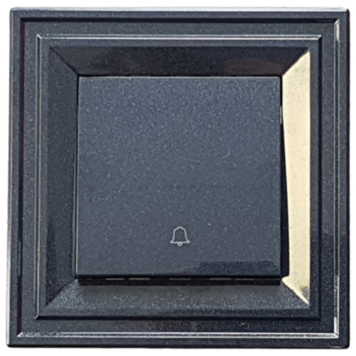 LB Light CLASSIC csengő kapcsoló, 10А, 220V, fekete