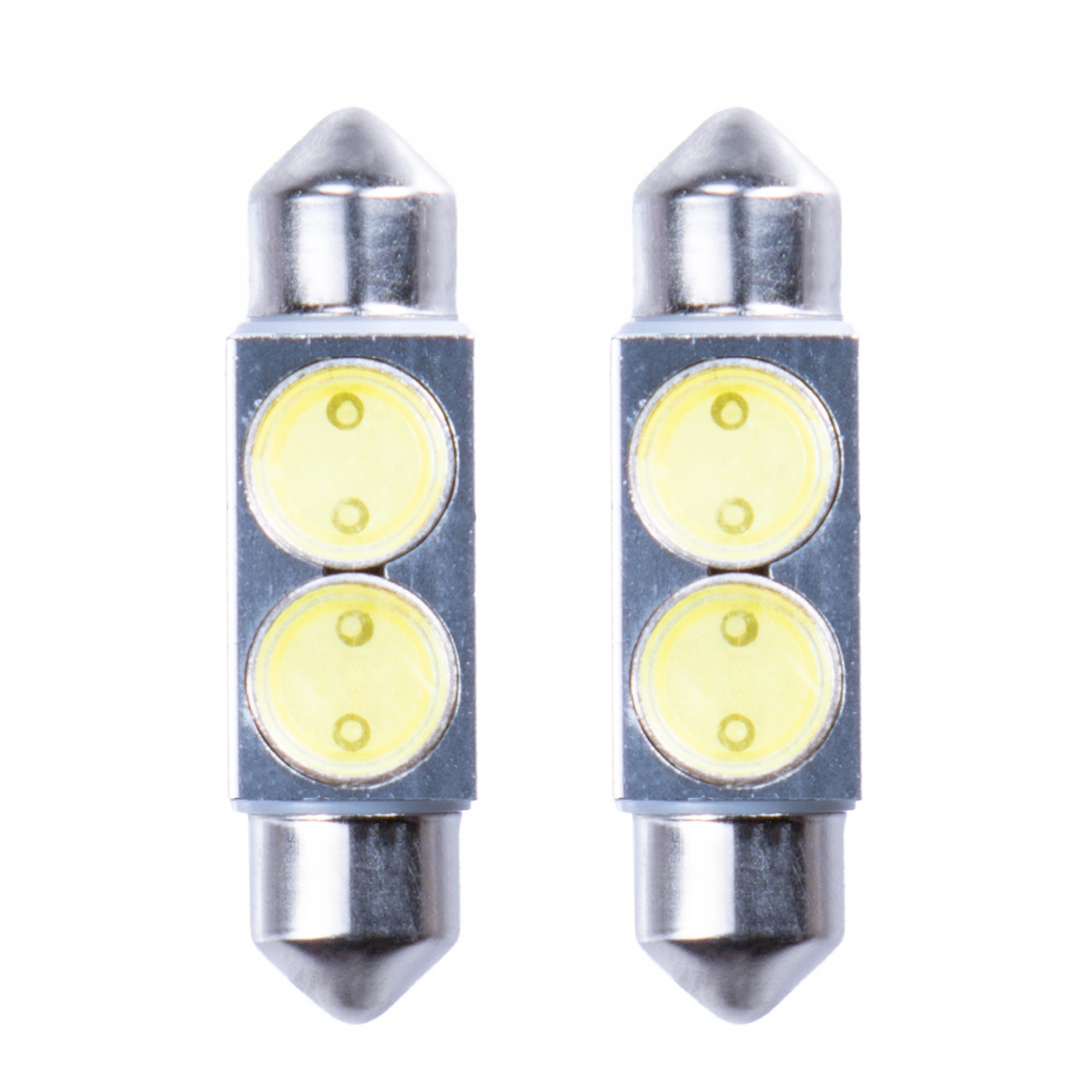 Set 2 bucati bec Led 12v sofit alb 11x36 mm 0,5w 96856 4cars