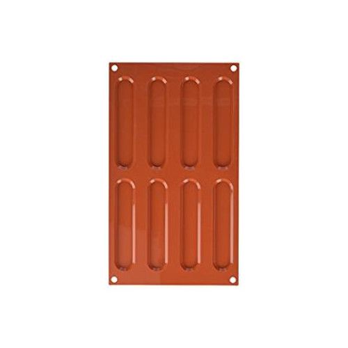 Forma de silicon, Silikomart TERRACOTTA SET 2 SILICONE MOULD NR.8 ECLAIRS, 550 g