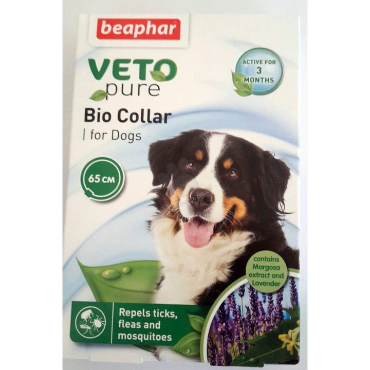 Нашийник против паразити за куче Beaphar VetoPure BIO