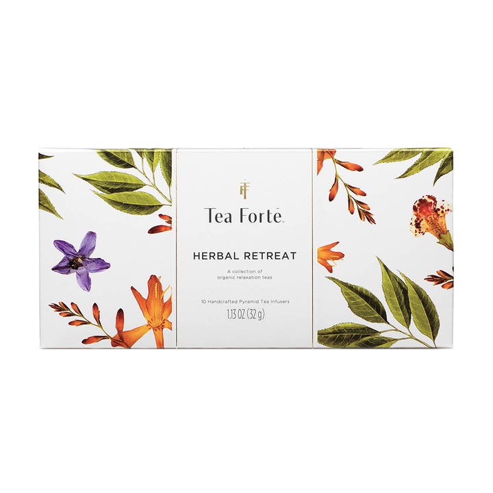 Tea Forte Petite Ribbon Box Herbal Retreat 10 darabos tea csomag