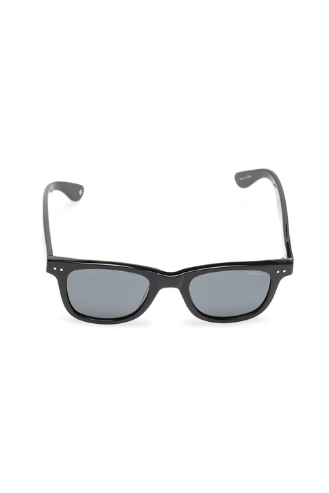 Polaroid, Ochelari de soare dreptunghiulari cu lentile polarizate, Negru, 50-22-150 Standard