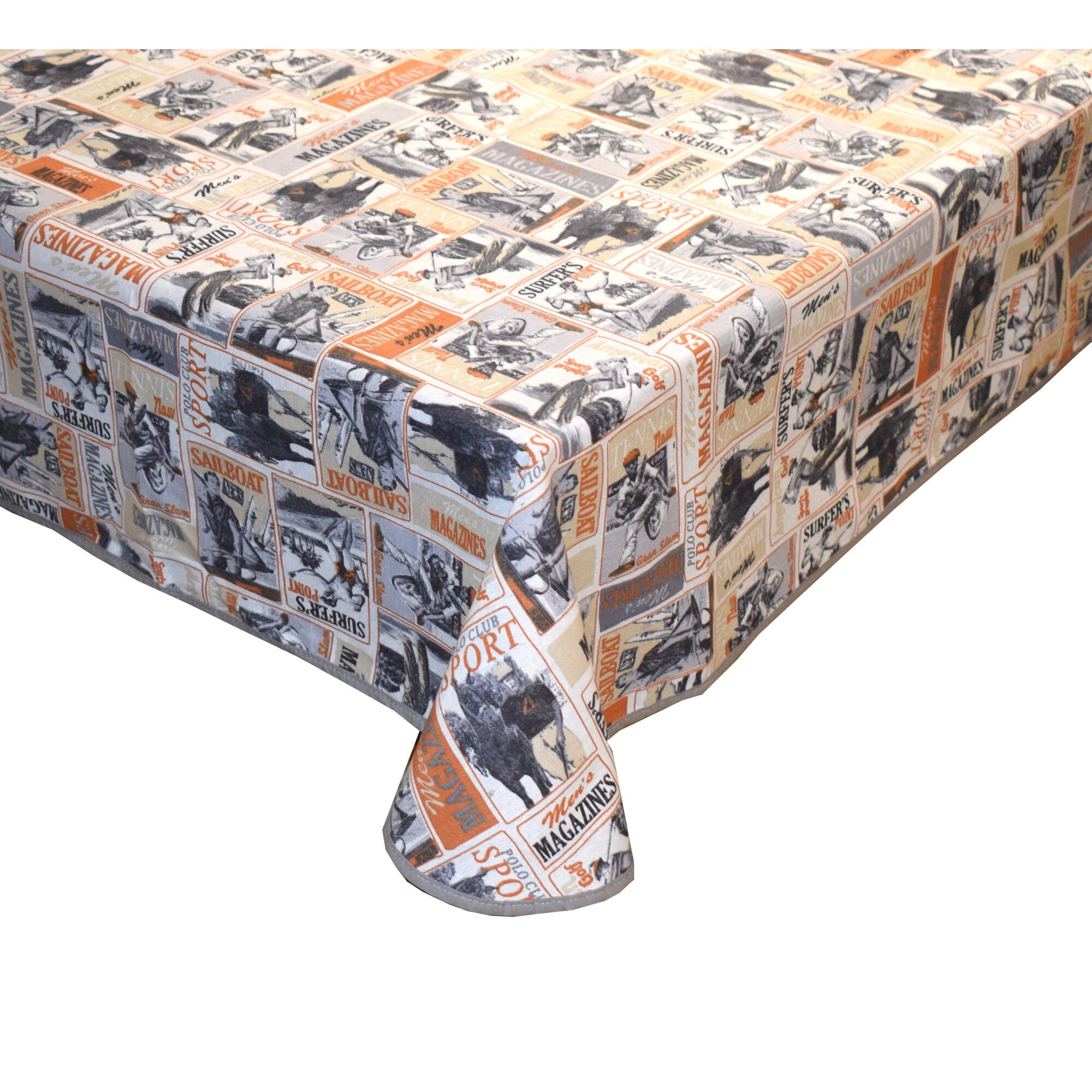 Fata de masa anti-pete Casa de bumbac, Polo, 100 x 140 cm, maro, bej