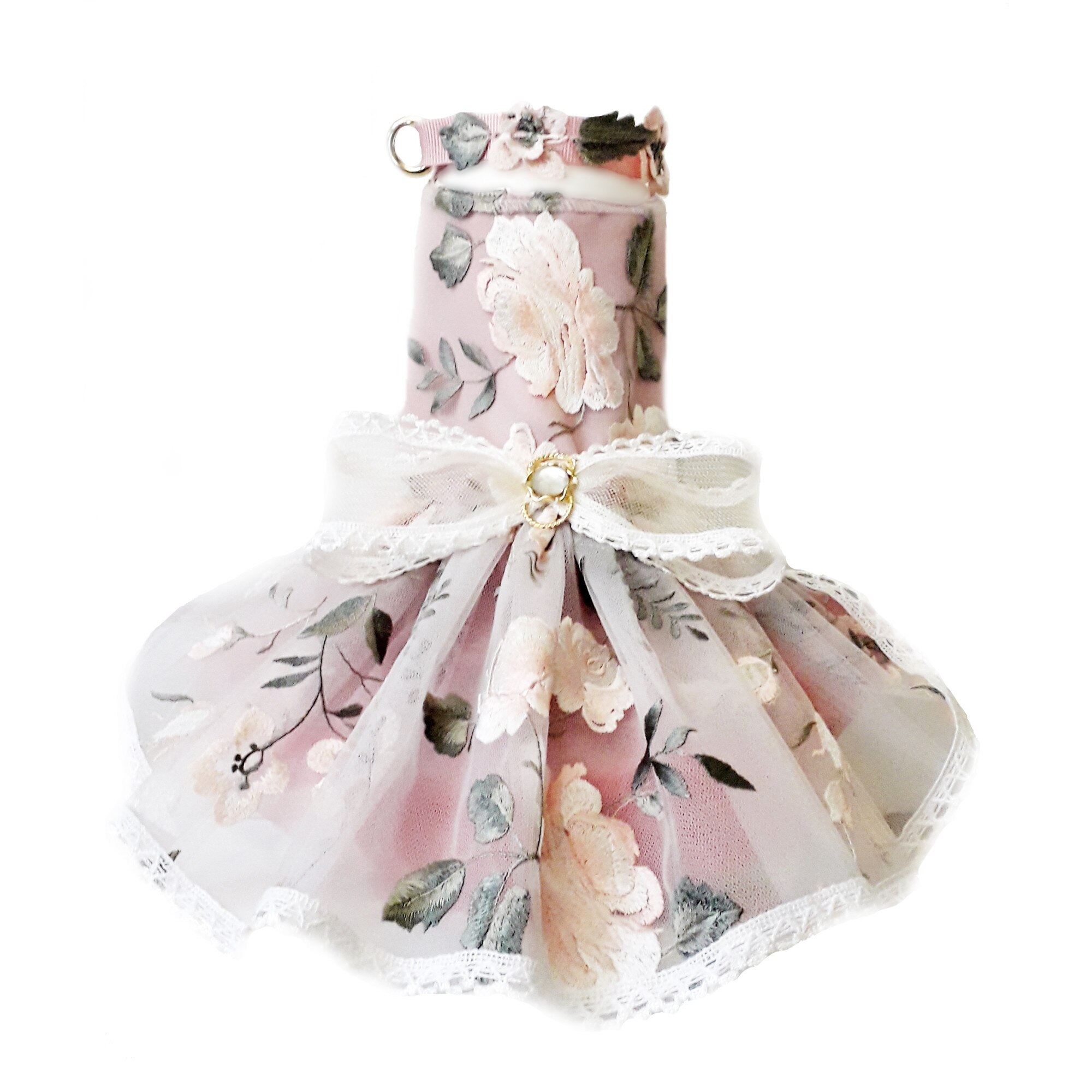 Set rochie entru caini si zgarda Grazia, marime XL