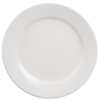 Set farfurie intinsa din portelan, Athena Hotelware cu margine intarita contra impactului , 28cm , 6 bucati Set farfurie intinsa din portelan, Athena Hotelware cu margine intarita contra impactului , 28cm , 6 bucati