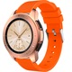 ZAFIT™ 20 мм силиконова каишка, съвместима със смарт часовник Samsung Galaxy watch 42 мм диагонал, Huawei Watch GT 2 (42 мм), оранжев CS01