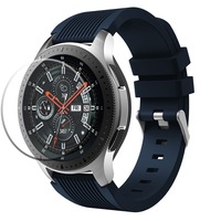 curea silicon zafit 22mm  sticla protectie compatibile cu smartwatch samsung galaxy watch 46mm diagonala huawei watch gt 2 46mm albastru cs01 imagen 24_0_
0