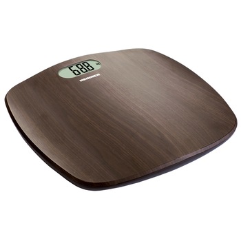 Cantar de persoane Heinner HBS-BRW180BB, 180kg, platforma cu design de lemn, display LCD, 31 x 31 cm, baterii 2 x 1.5V AAA, Maro Cantar de persoane Heinner HBS-BRW180BB, 180kg, platforma cu design de lemn, display LCD, 31 x 31 cm, baterii 2 x 1.5V AAA, Maro