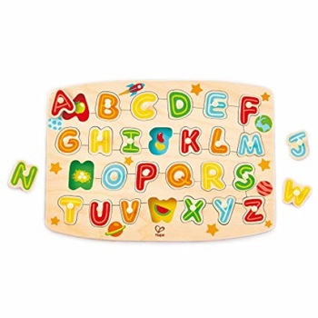 Puzzle din lemn Hape alfabet Puzzle din lemn Hape alfabet