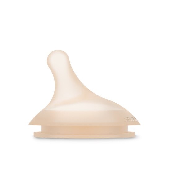 Tetina silicon anticolici Zero flux mediu +0 luni Suavinex