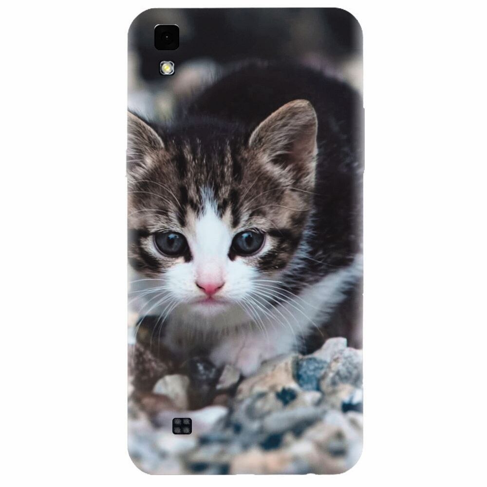 Husa silicon pentru Lg X Power, Animal Cat