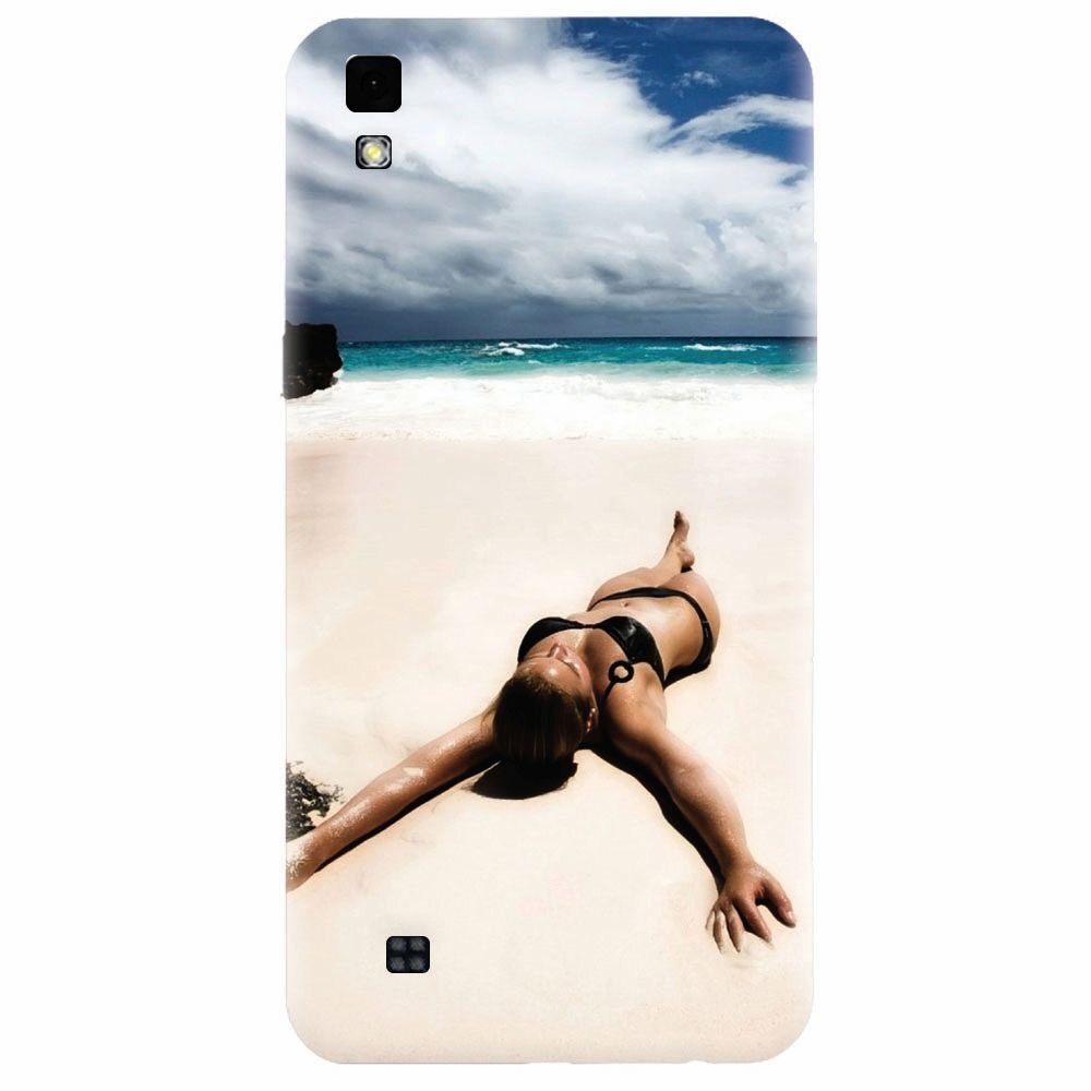 Husa silicon pentru Lg X Power, Beach Lounging
