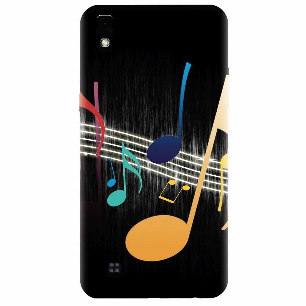 Husa silicon pentru Lg X Power, Colorful Music