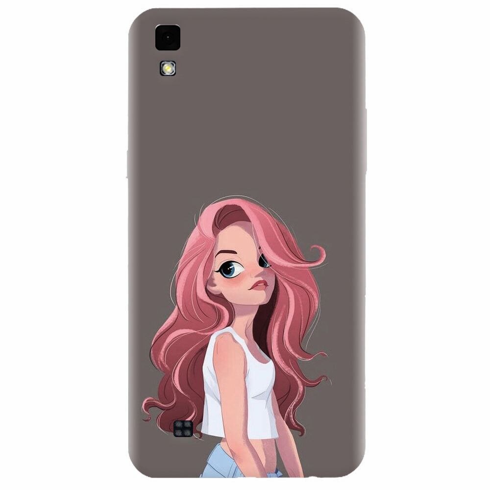 Husa silicon pentru Lg X Power, Cute Girl