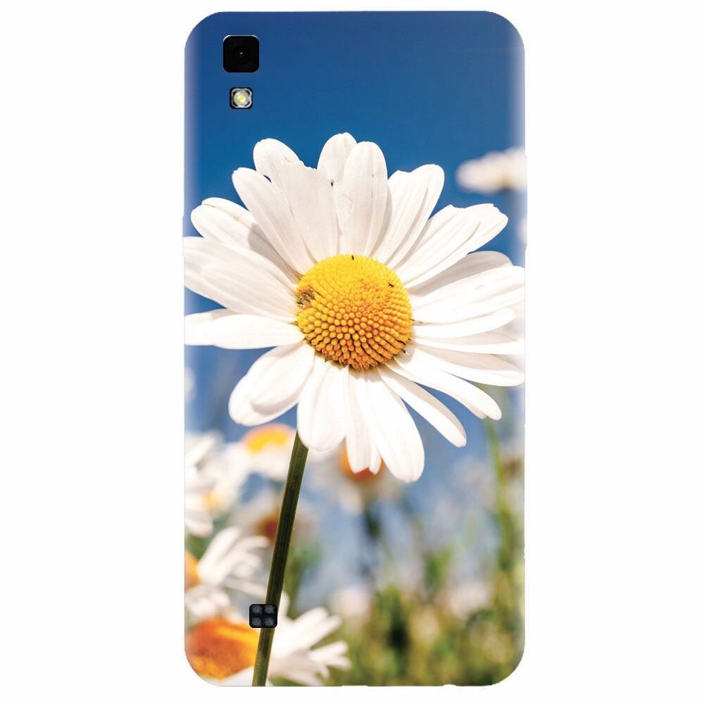 Husa silicon pentru Lg X Power, Daisies Field Flowers