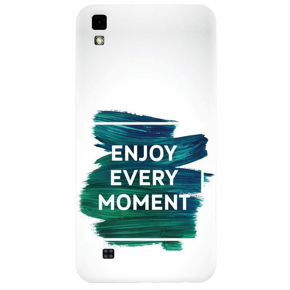Husa silicon pentru Lg X Power, Enjoy Every Moment Motivational
