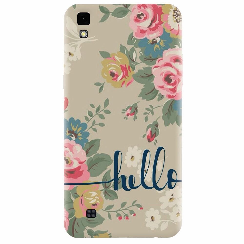 Husa silicon pentru Lg X Power, Cute Flower Phone