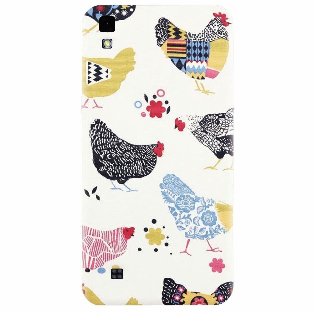 Husa silicon pentru Lg X Power, Chickens