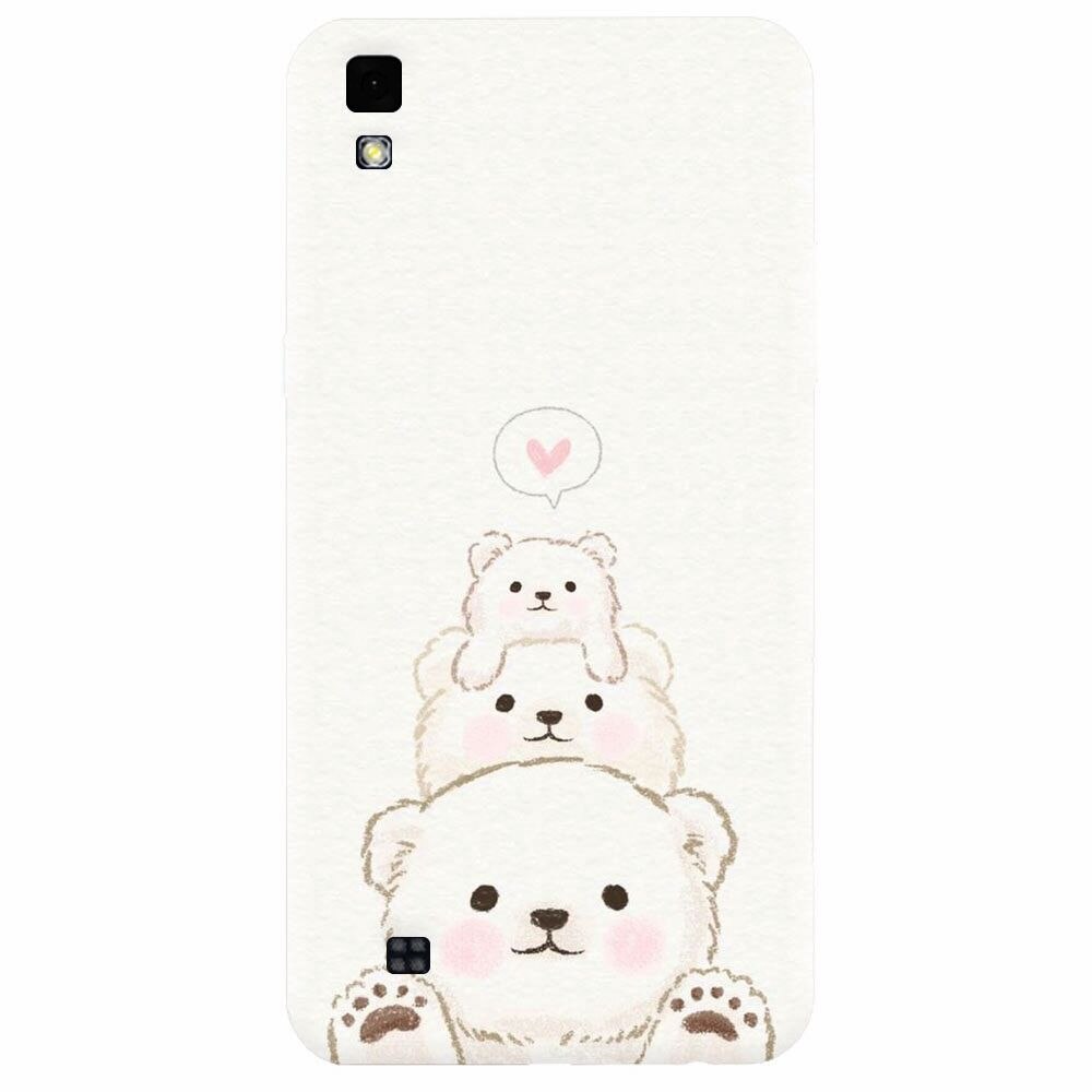 Husa silicon pentru Lg X Power, Family Bear