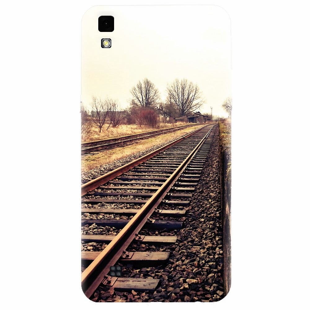 Husa silicon pentru Lg X Power, Railroad