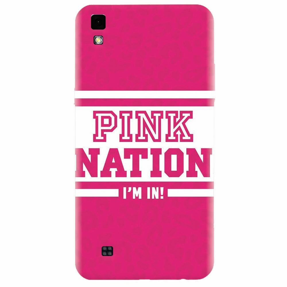 Husa silicon pentru Lg X Power, Pink Nation