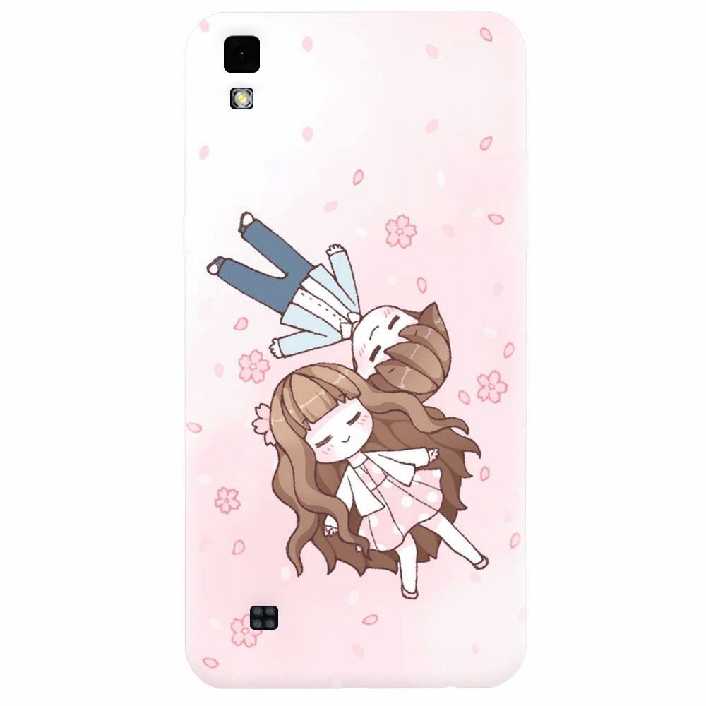 Husa silicon pentru Lg X Power, Cute Couple