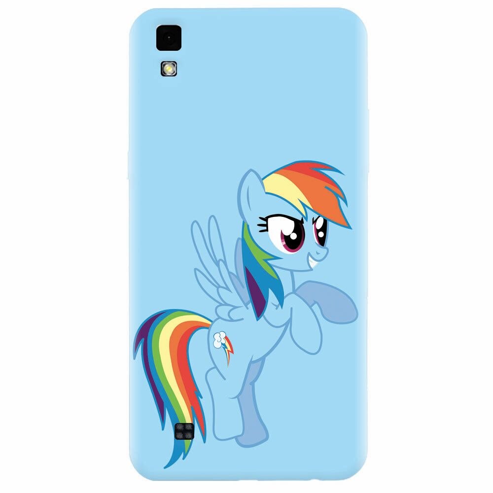 Husa silicon pentru Lg X Power, Rainbow Dash