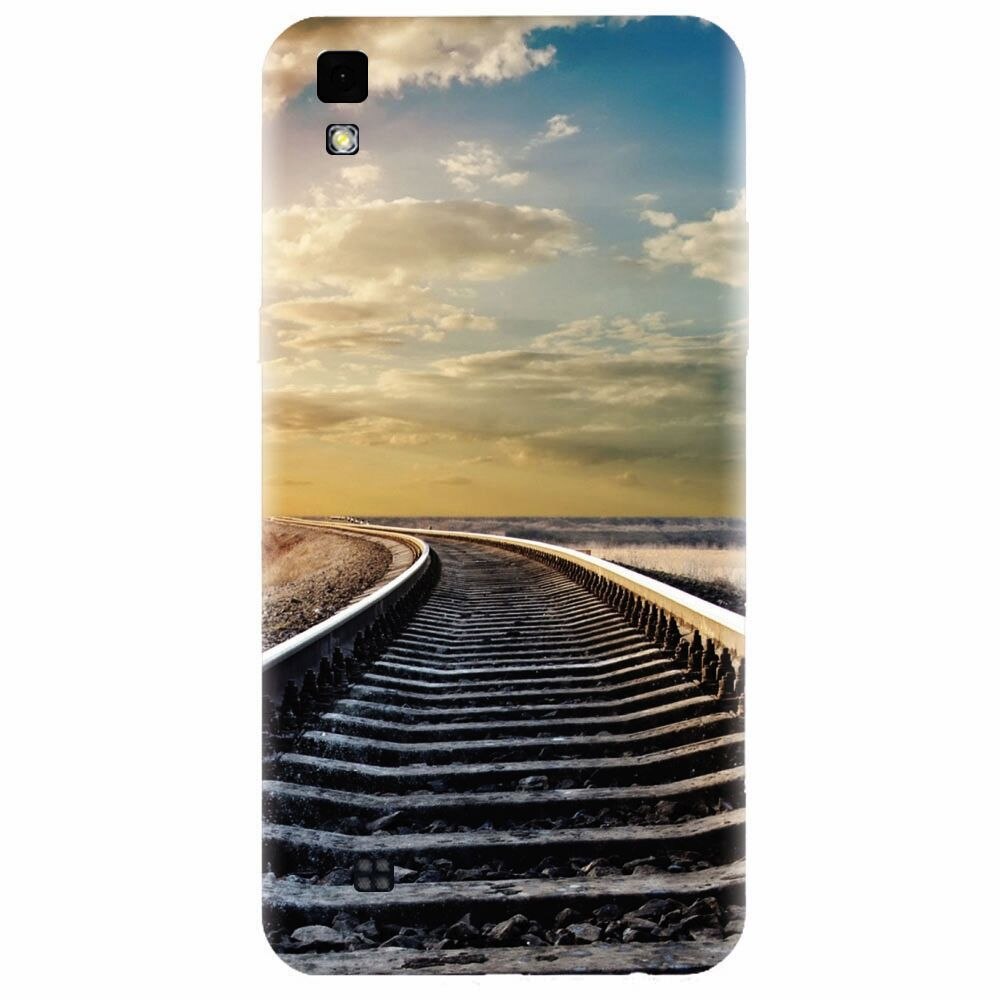 Husa silicon pentru Lg X Power, Railroad Horizon