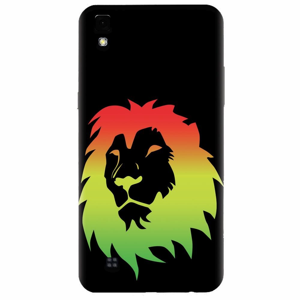 Husa silicon pentru Lg X Power, Rasta Color Lion
