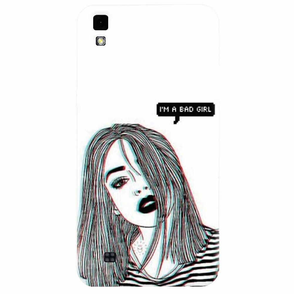 Husa silicon pentru Lg X Power, Im A Bad Girl