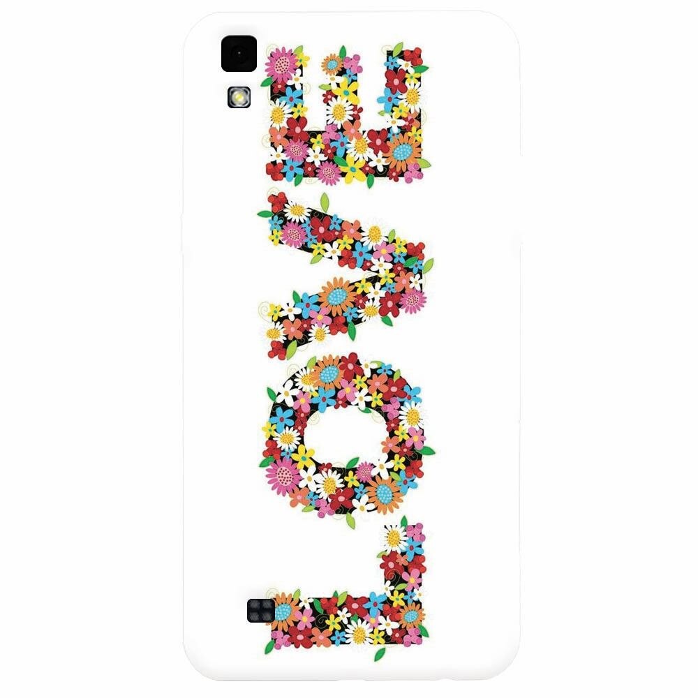 Husa silicon pentru Lg X Power, Love Made By Flowers