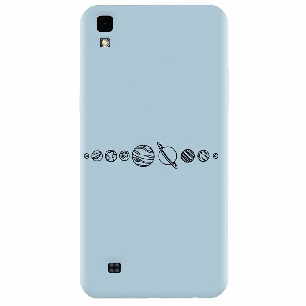 Husa silicon pentru Lg X Power, Planets