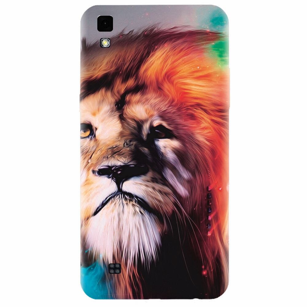Husa silicon pentru Lg X Power, Awesome Art Of Lion