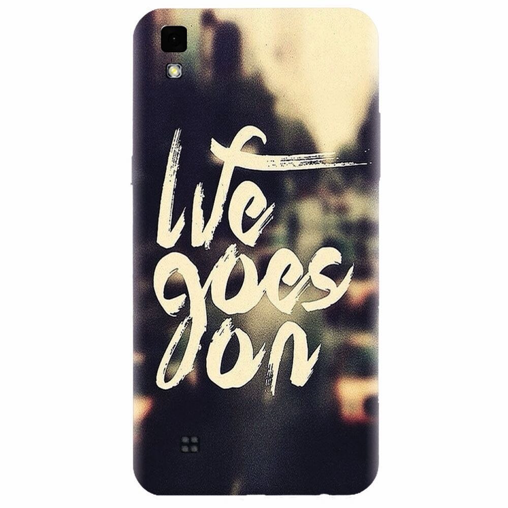 Husa silicon pentru Lg X Power, Life Goes On