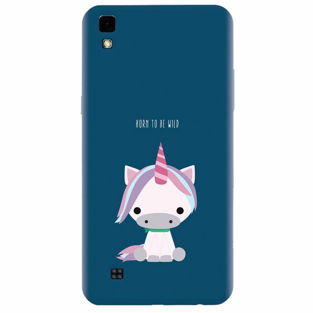 Husa silicon pentru Lg X Power, Horn To Be Wild Cute Unicorn