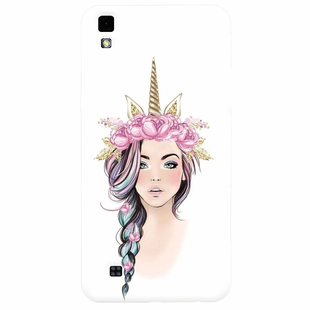 Husa silicon pentru Lg X Power, Unicorn Girl